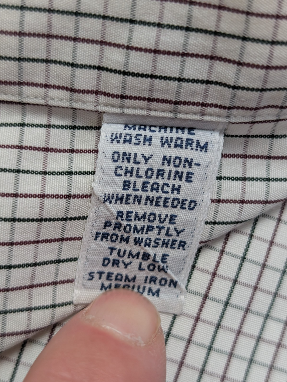 Chemise Polo Ralph Lauren Shirt Golf XL Tilden Plaid Crème Vert Button Down