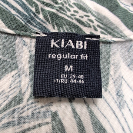 Chemise Hawaïenne Kiabi M Regular Fit 100% Viscose Verte Feuillage