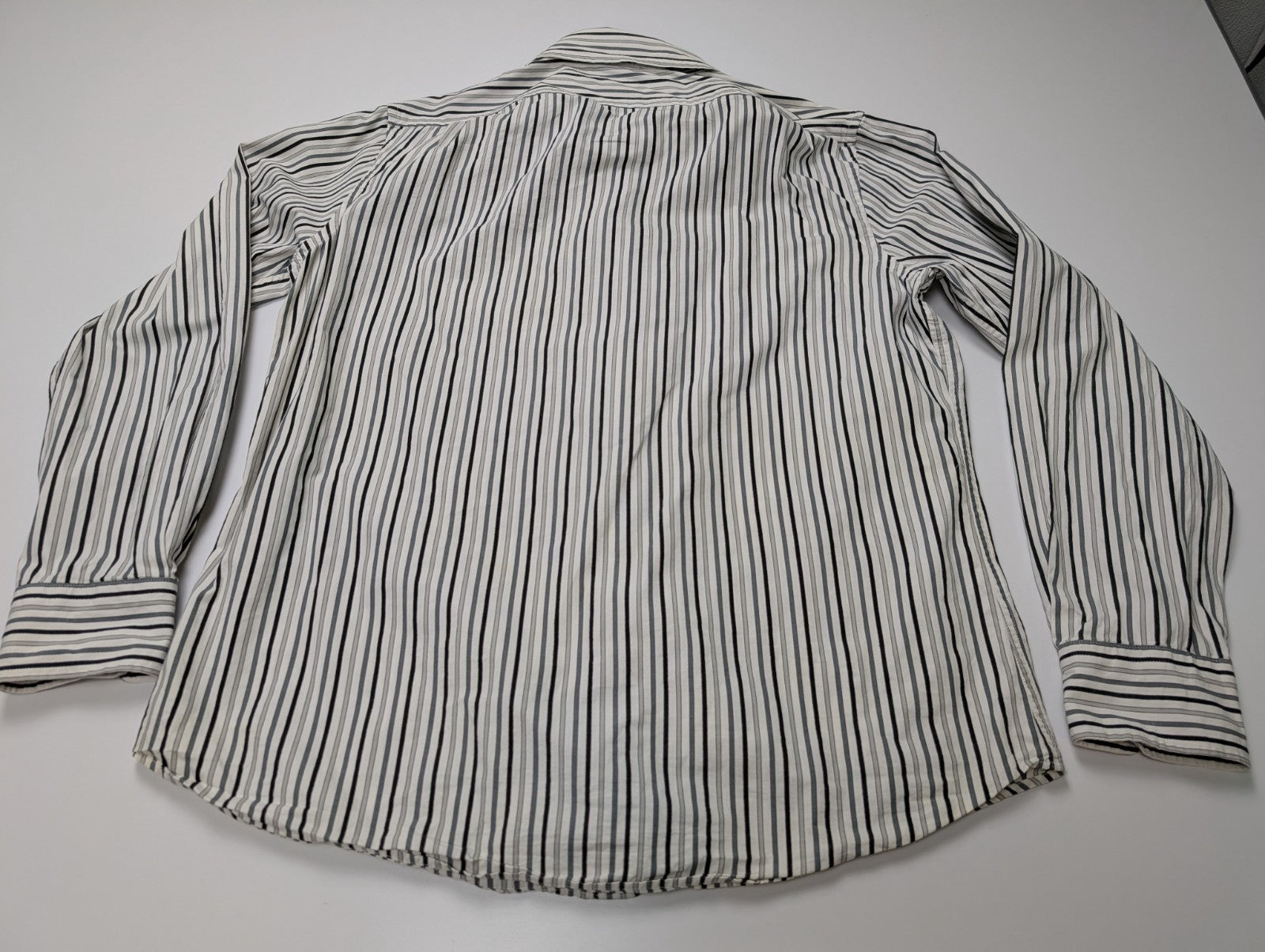 Chemise GAP blanche à rayures noires taille L #103msch
