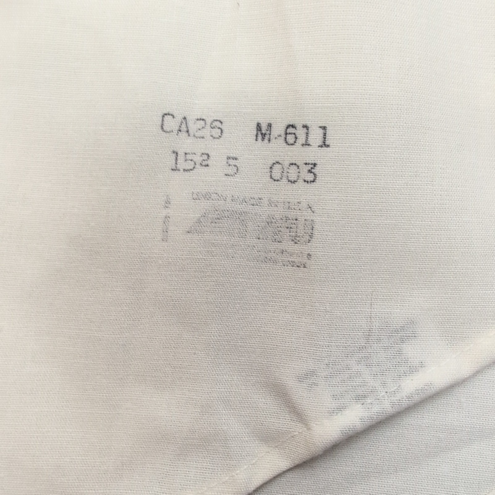 Chemise Vintage Elbeco Career Apparel Made in USA Blanche ML