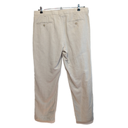 Pantalon Cuba Vera Lin Mélangé Crème Chino Taille W36 L32