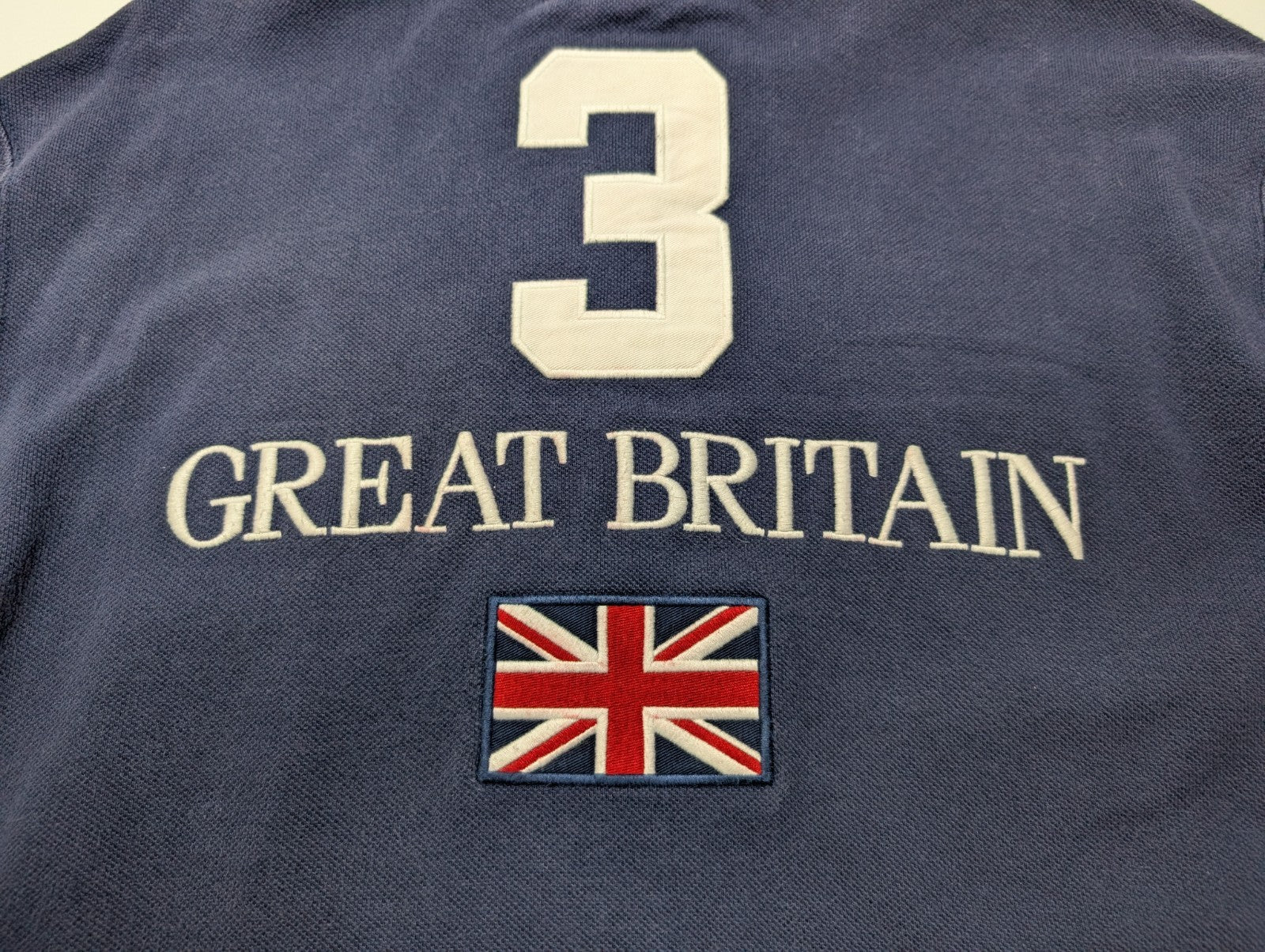 Veste zippée Polo Ralph Lauren Great Britain Bleu Marine Big Poney - Taille L