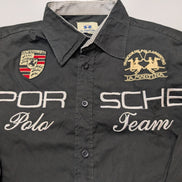 Chemise La Martina x Porsche Noire Stretch - Taille S (Coupe ajustée)