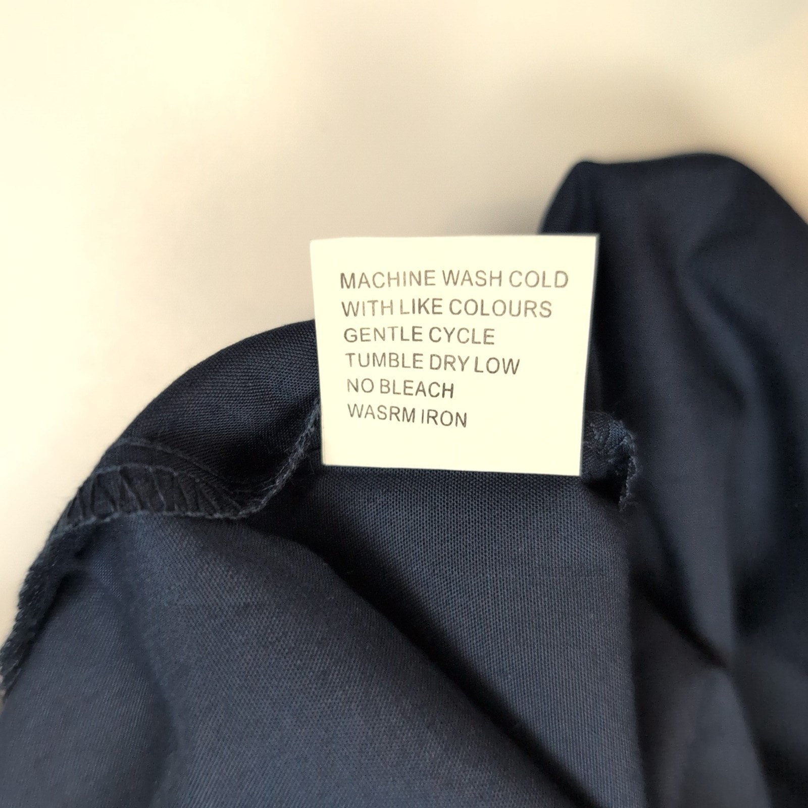Chemise Hawaïenne AIS S Cuba Panama Bleu Marine 4 Poches Brodée manches courtes