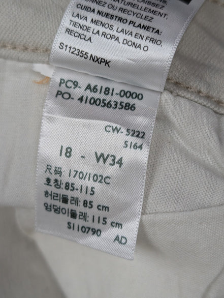 Jean Levi's Signature Héritage High Rise Loose Straight Stretch Blanc Cassé T48