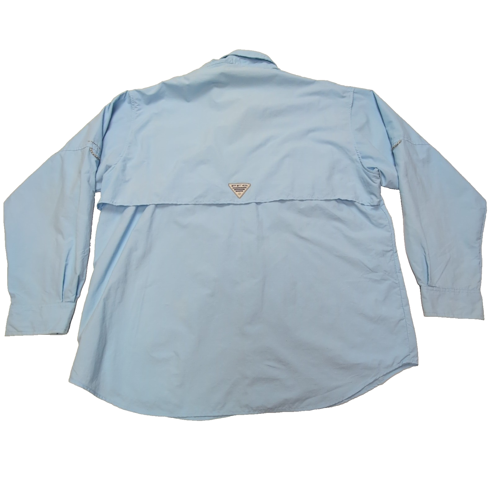 Chemise Columbia PFG bleu uni taille XXL #98e