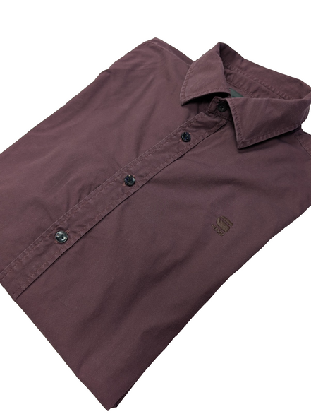 Chemise G-Star bordeaux uni taille L #146msch