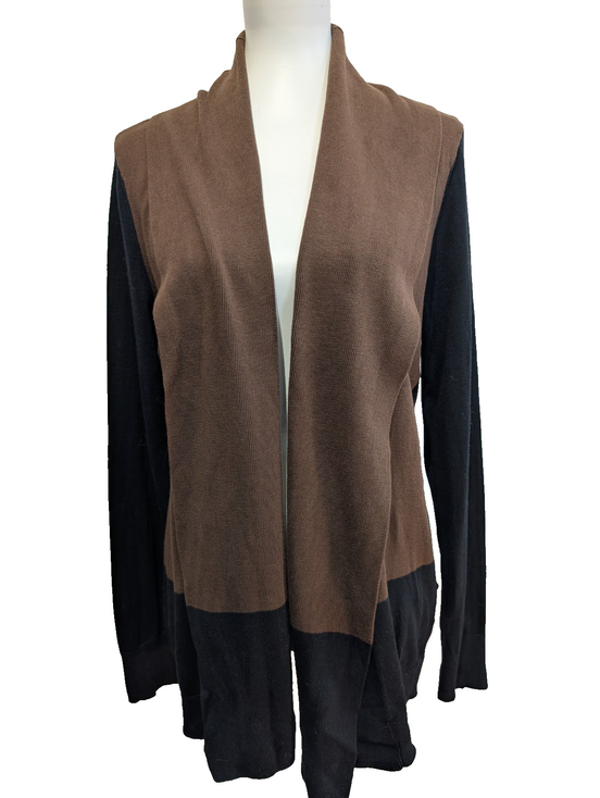 Gilet Lauren Ralph Lauren Femme Marron et Noir Coton Taille L Sans Boutons