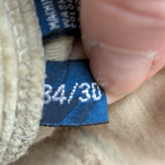 Pantalon Velours Côtelé Polo Ralph Lauren W34 L30 Marron Clair Beige vintage