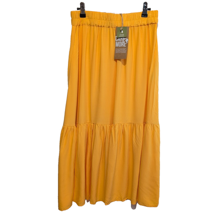 Jupe Femme T36 TATUUM Samoa Jaune Viscose Neuve avec Étiquette