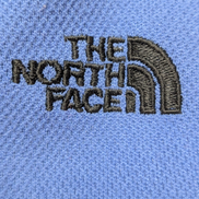 Pull The North Face Femme Col Zippé Microfibre Bleu Made in USA - Taille S