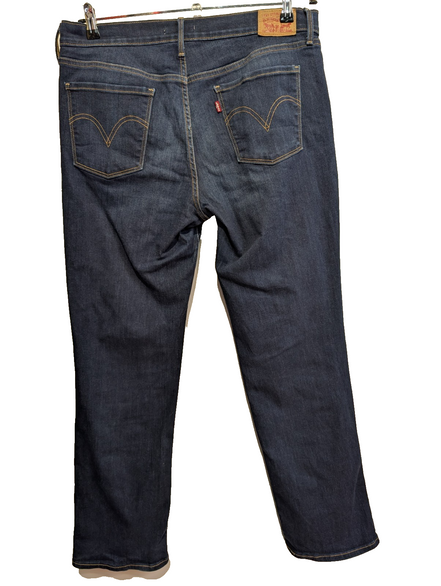 Jean Levi's 505 Femme Bleu Coupe Droite Ultra Stretch W32 L32 Classique