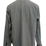 Chemise Polo Ralph Lauren Shirt L Blake Carreaux Vert Violet Two-Ply Button Down