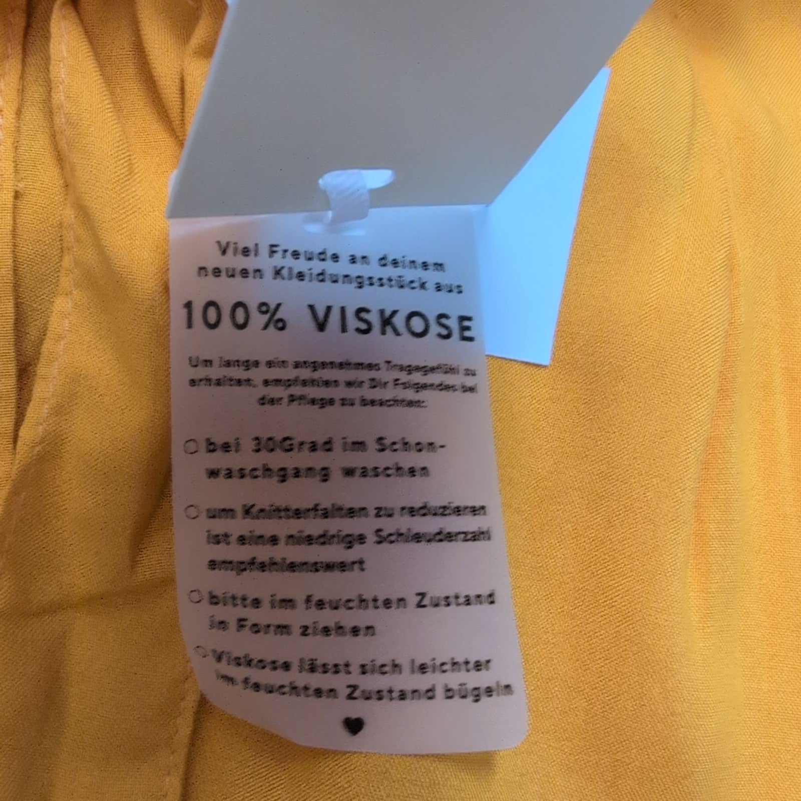 Short Femme M Fresh Made Jaune 100% Viscose Fluide Neuf avec Étiquette