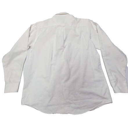 Chemise Chaps blanche unie taille S manches longues homme