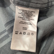Chemise Columbia Omni Wick L Gris Rayures Manches courtes 100% Coton