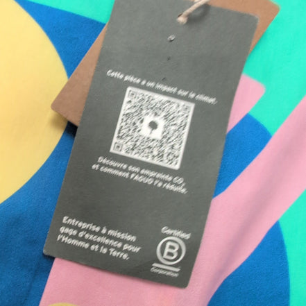 Chemise Hawaïenne FAGUO XS Multicolore Manches Courtes Coton Neuve Étiquette