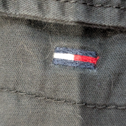 Tommy Hilfiger Denim Parka Veste Femme Noire Capuche Coton Ajustée M | 321BSR
