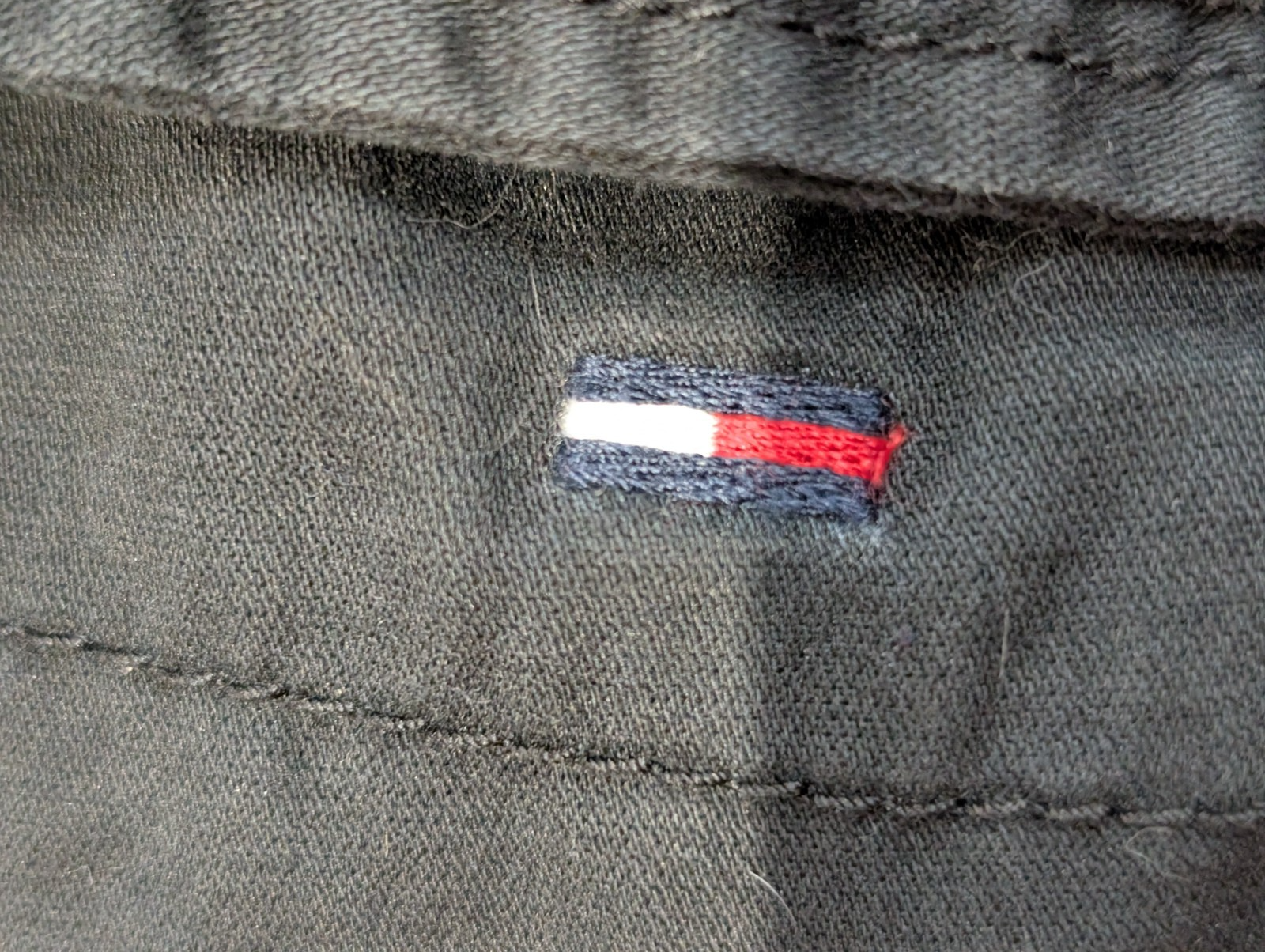Tommy Hilfiger Denim Parka Veste Femme Noire Capuche Coton Ajustée M | 321BSR
