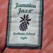 Chemise hawaïenne soie Jamaica Jaxx rouge manches courtes taille L