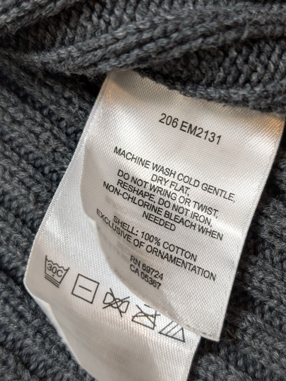 Pull Columbia vintage modèle XCO gris à rayures côtelées homme taille M