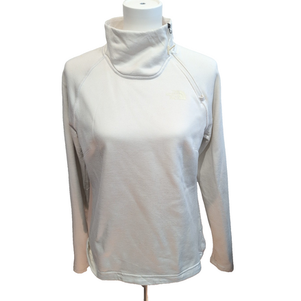 Sweat col zippé The North Face blanc Femme Taille M intérieur polaire