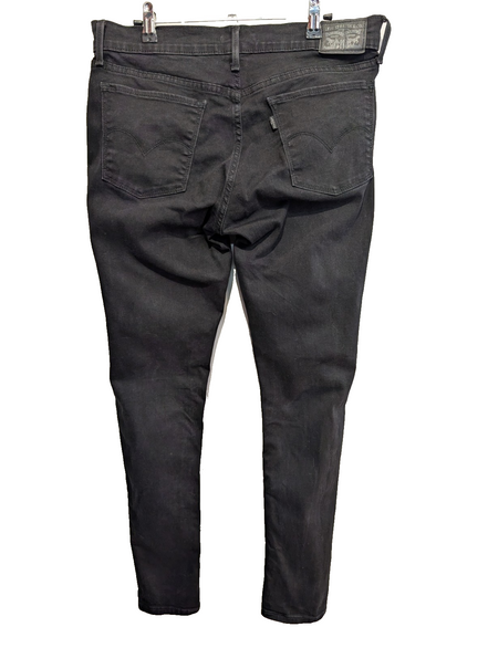 Jean Levi's 710 Femme Noir Super Skinny Ultra Stretch W32 L30 Intense