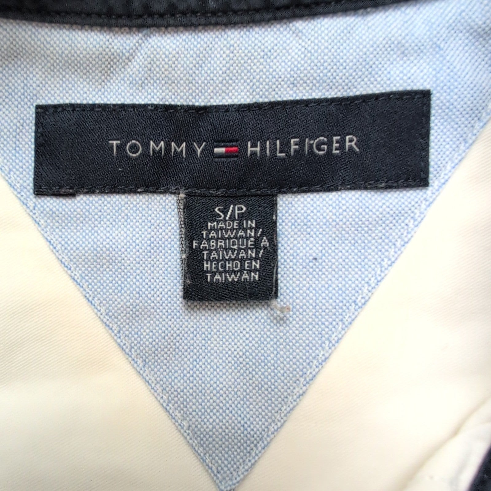 Chemise Tommy Hilfiger Blanche 1 poche Taille S Vintage