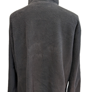 The North Face Polaire Col Zippé Noir - Texture Quadrillée - Taille XXL Homme