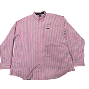 Chemise CHAPS rose à rayures taille XXL #60e