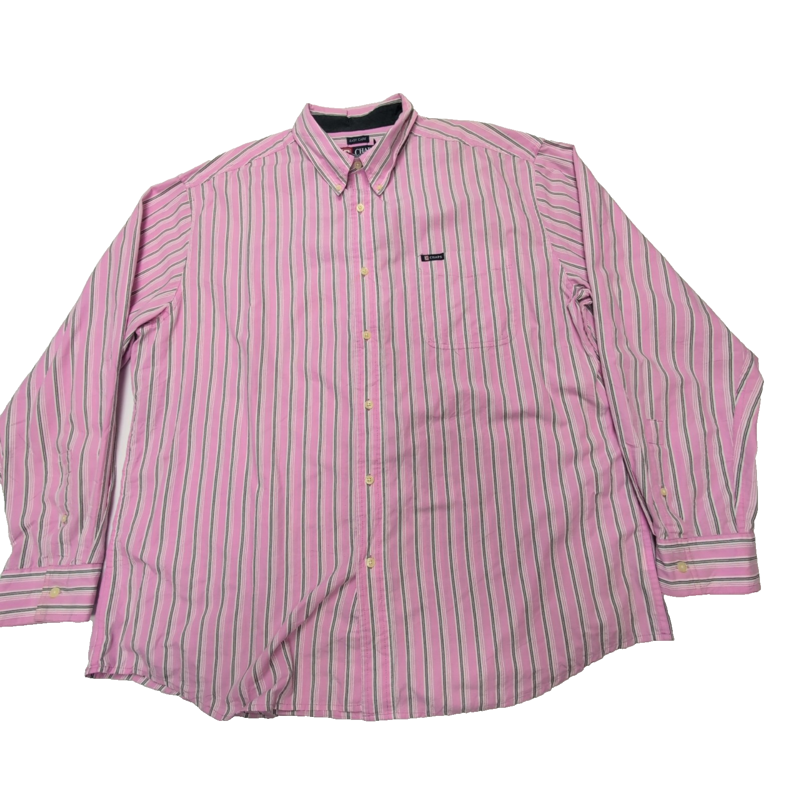Chemise CHAPS rose à rayures taille XXL #60e