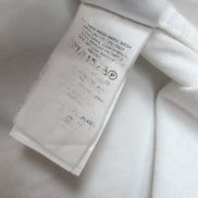 Chemise Ralph Lauren Taille S Blanc Uni Coton Piqué QR Code Logo Marron
