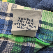 Chemise Shirt Ralph Lauren Blaire S Carreaux Vert Bleu Jaune Button Down