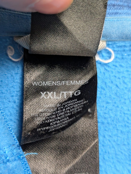 Pull Polaire Femme Bleu Ciel The North Face Col Zippé - Taille XXL