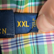 Chemise Polo Ralph Lauren à carreaux stretch multi couleur coton taille XXL
