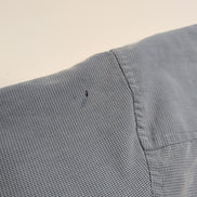 Chemise Chaps Ralph Lauren L Bleu Clair Carreaux Logo Rayonne Manches Courtes