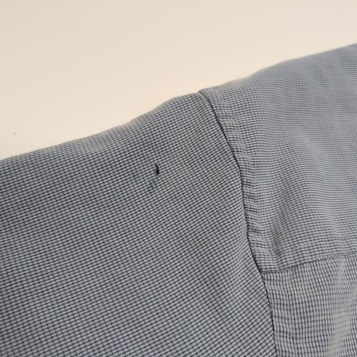 Chemise Chaps Ralph Lauren L Bleu Clair Carreaux Logo Rayonne Manches Courtes
