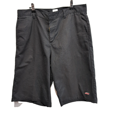 Short Dickies Homme Noir Workwear Coupe Droite Taille W42 Très Bon État