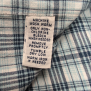Chemise Ralph Lauren Classic Fit Homme M Vintage Bleu Carreaux Manches Courtes