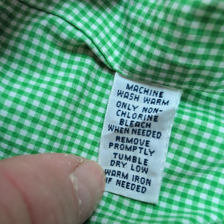 Chemise Ralph Lauren Classic Fit Homme M Vert Vichy Logo Rose Coton