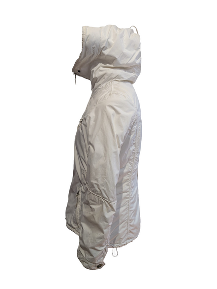 NAPAPIJRI Doudoune Veste Matelassée Blanche L Capuche Geographical | 318BSR