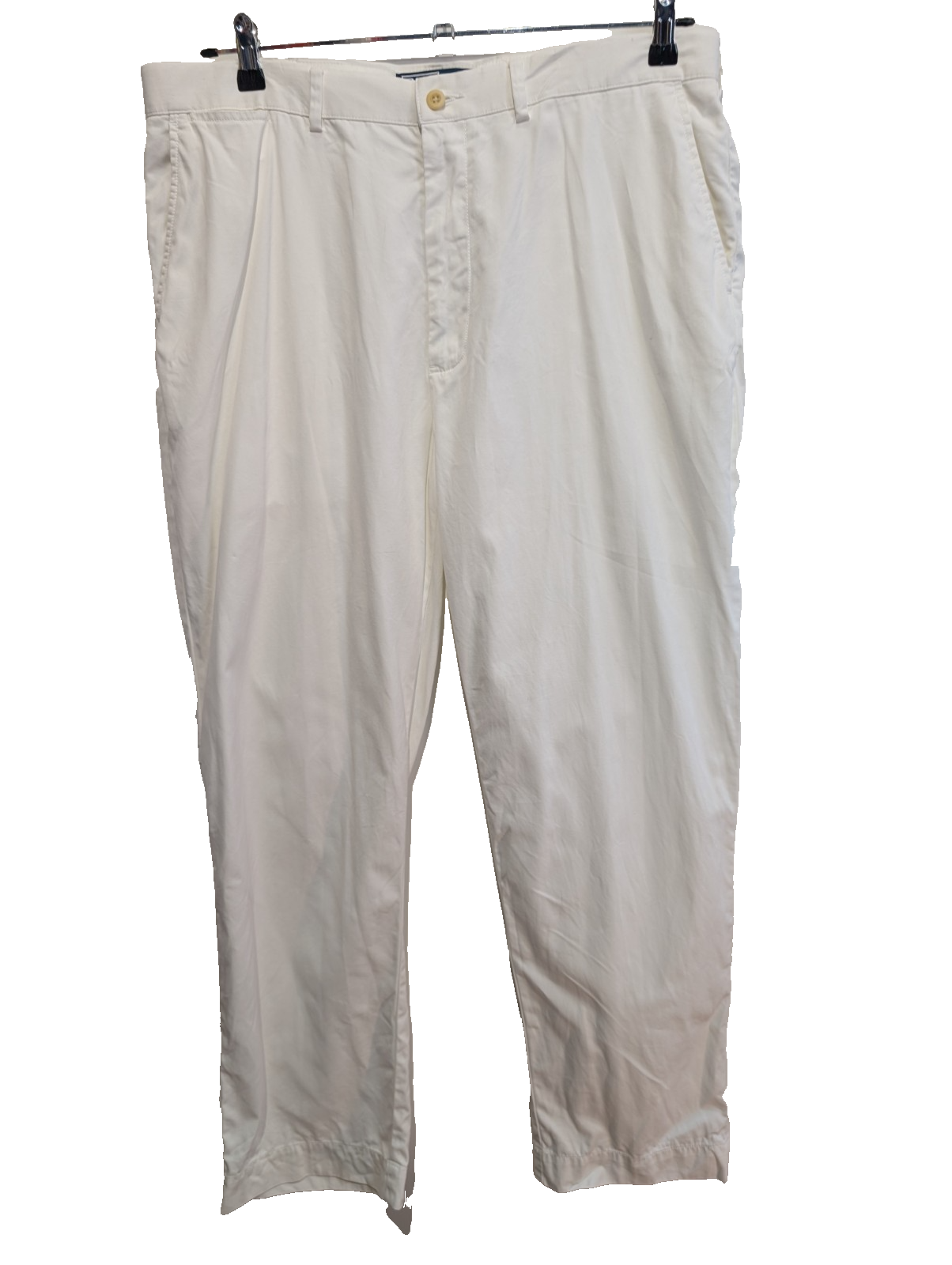 Pantalon Chino Vintage POLO RALPH LAUREN Blanc 🐚 Taille W38 (48 FR) 🐚 Coton