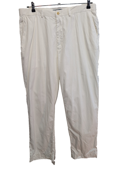 Pantalon Chino Vintage POLO RALPH LAUREN Blanc 🐚 Taille W38 (48 FR) 🐚 Coton