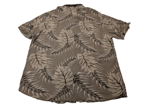 Chemise hawaïenne Firefly marron clair manches courtes taille XXL