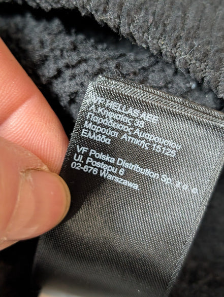 The North Face Polaire Col Zippé Noir - Texture Quadrillée - Taille XXL Homme