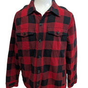 Surchemise Veste Matelassée Sherpa GOODFELLOW & CO Rouge & Noir Taille L |263S