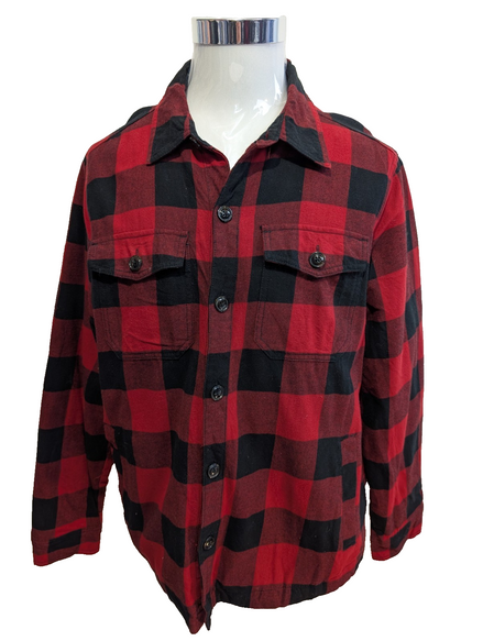Surchemise Veste Matelassée Sherpa GOODFELLOW & CO Rouge & Noir Taille L |263S