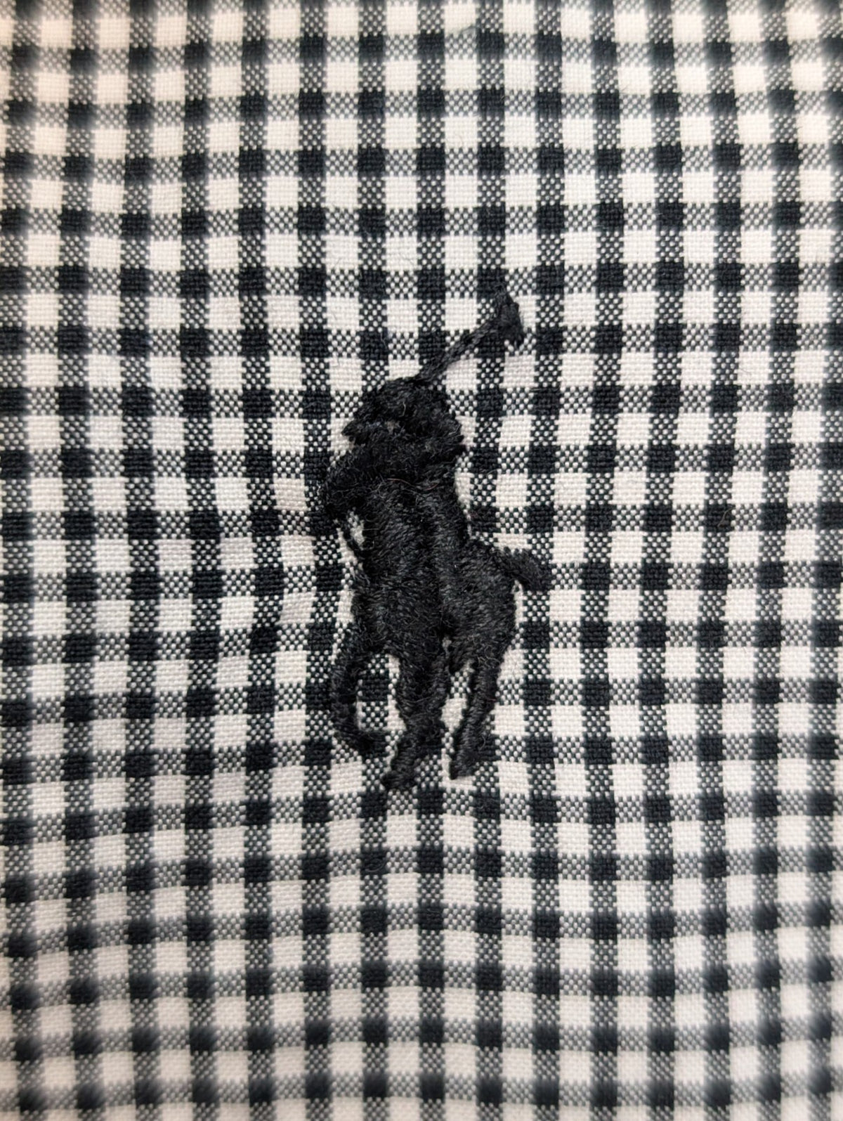 Chemise Polo Ralph Lauren Shirt L Custom Fit Carreaux Noir Button Down
