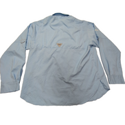 Chemise Columbia PFG bleue uni taille XXL #91e