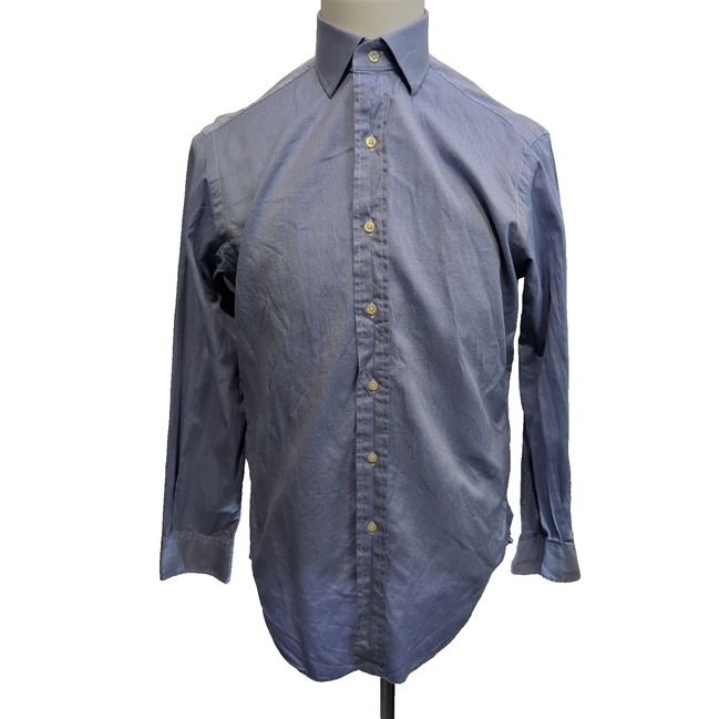 Chemise Polo Ralph Lauren M Regent Classic Fit Bleu Coton Excellent État